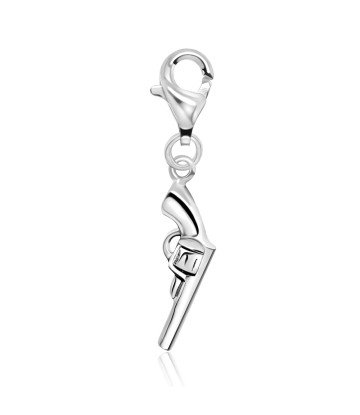 Gun Shape Silver Charms CH-73